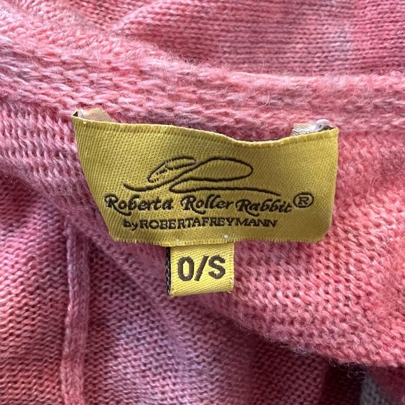Roberta Roller Rabbit Roberta Freymann Cashmere Ombre Topper Cardigan One Size - Picture 5 of 5